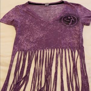 Zumba crop top shirt